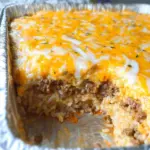 Ground Beef and Rice Casserole