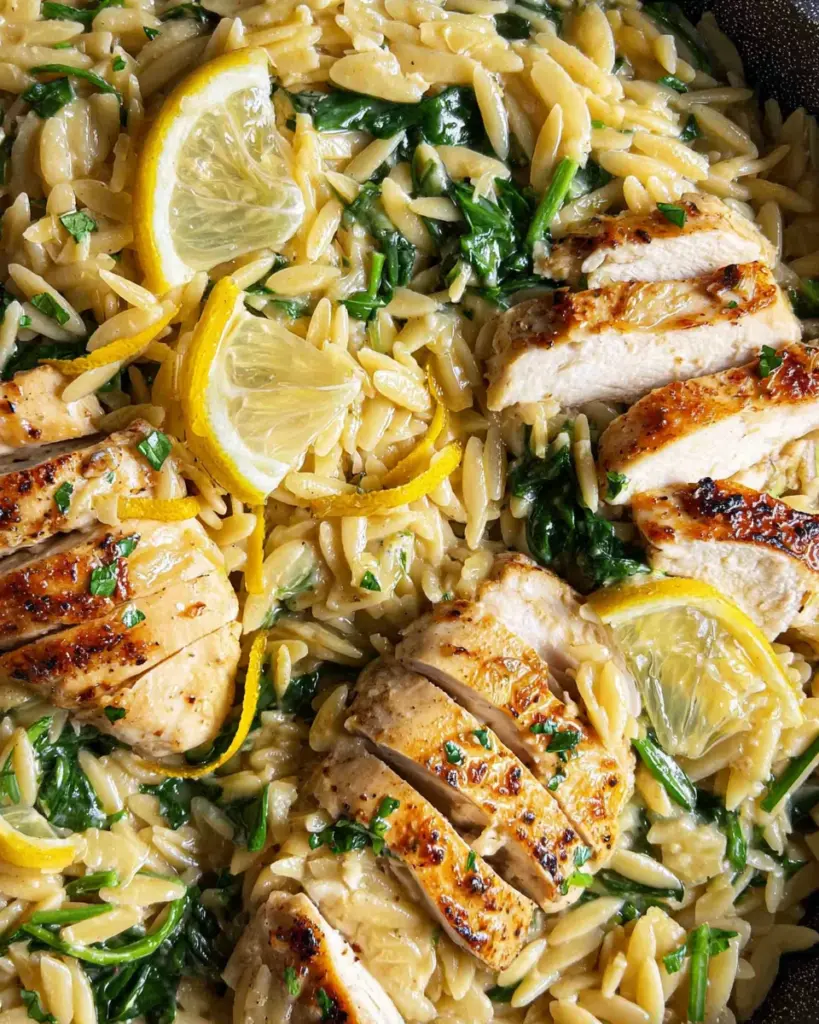 Lemon Chicken Orzo