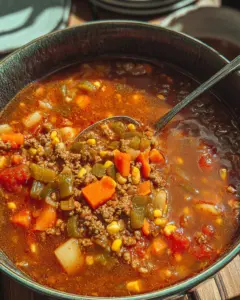 Old Fashioned Vegetable Beef Soup