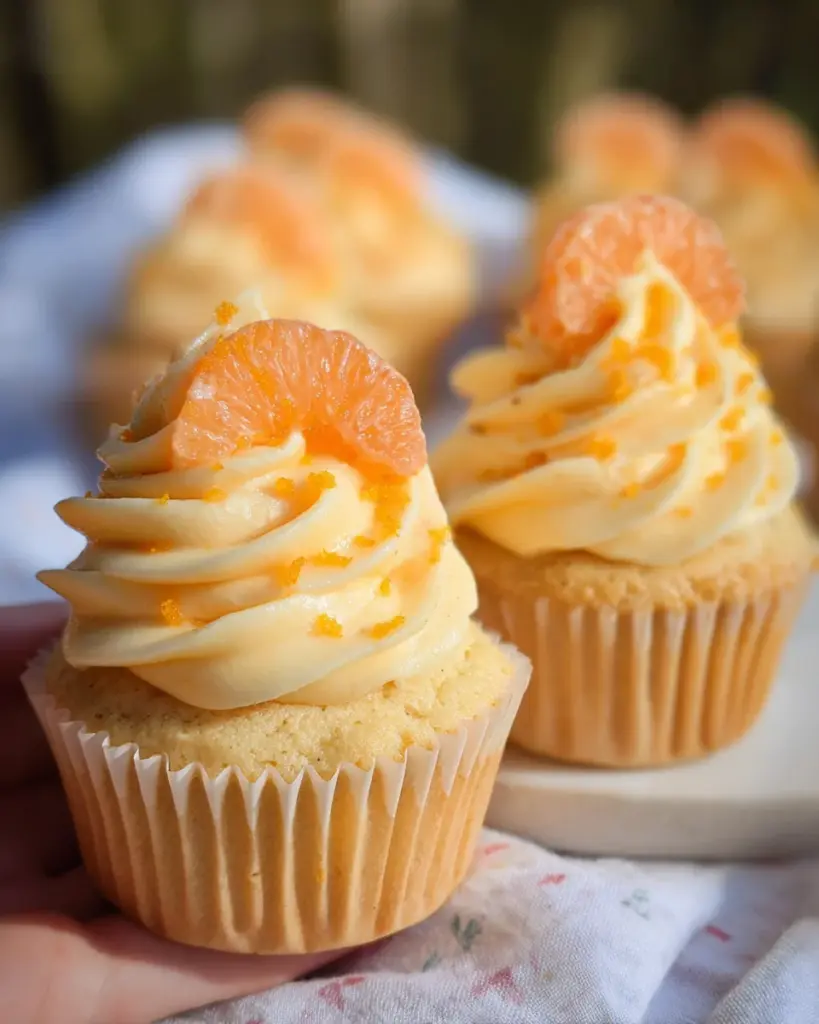 Orange Creamsicle Cupcakes