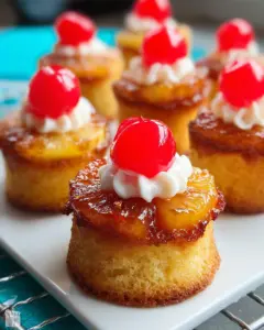 Pineapple Upside Down Cupcakes