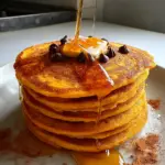 Pumpkin Cottage Cheese Pancakes