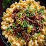 Shredded Beef Macaroni and Cheese