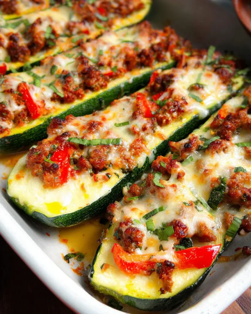 Stuffed Zucchini