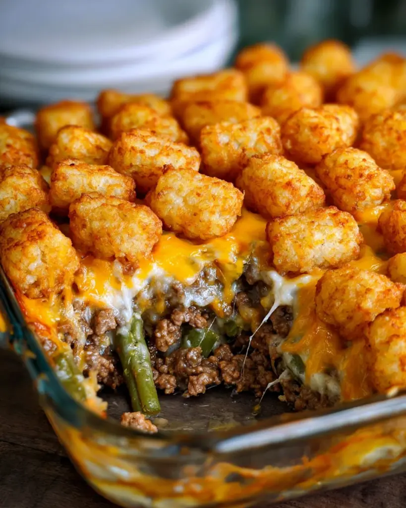 The BEST Tater Tot Casserole