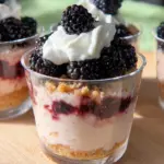 Blackberry Cheesecake Cups