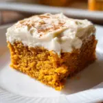 Pumpkin Bars with Cream Cheese Frosting