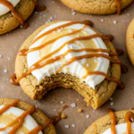 Salted Caramel Cheesecake Cookies