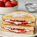 Fried Strawberry Cheesecake Sandwiches