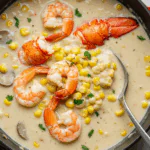 Lobster and Shrimp Corn Chowder