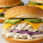 Crock-Pot Ranch Chicken Sandwiches