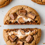 Gooey Reese’s Cheesecake Cookies