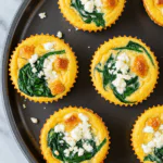 Healthy Egg Muffins with Spinach and Feta