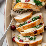 Cranberry & Spinach Stuffed Chicken Breasts with Brie