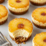 Mini Pineapple Upside Down Cheesecakes