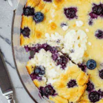 Blueberry Cottage Cheese Breakfast Bake