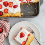 Slab Strawberry Shortcake