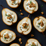 Elegant Blue Cheese Stuffed Pears