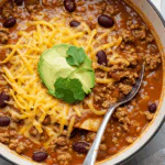 Cheesy Enchilada Chili