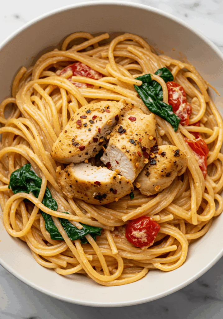Monterey Chicken Spaghetti