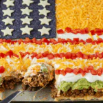 Patriotic 7 Layer Taco Dip