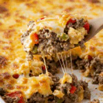 Cheesy Low Carb Philly Cheesesteak Casserole