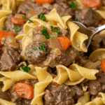 Slow Cooker Beef and Noodles
