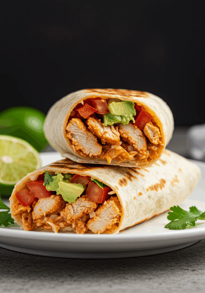 Chipotle Ranch Grilled Chicken Burrito