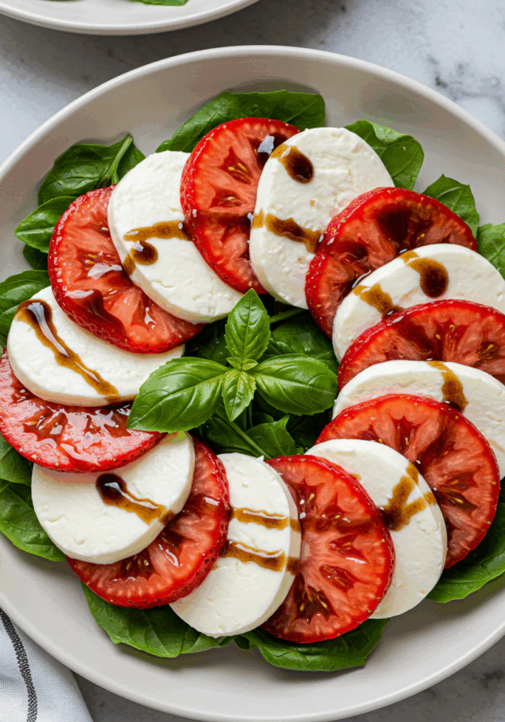 Balsamic Strawberry Caprese