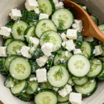 Cucumber feta salad
