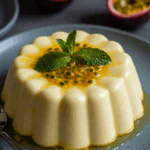 Passion Fruit Panna Cotta (No Gelatin)