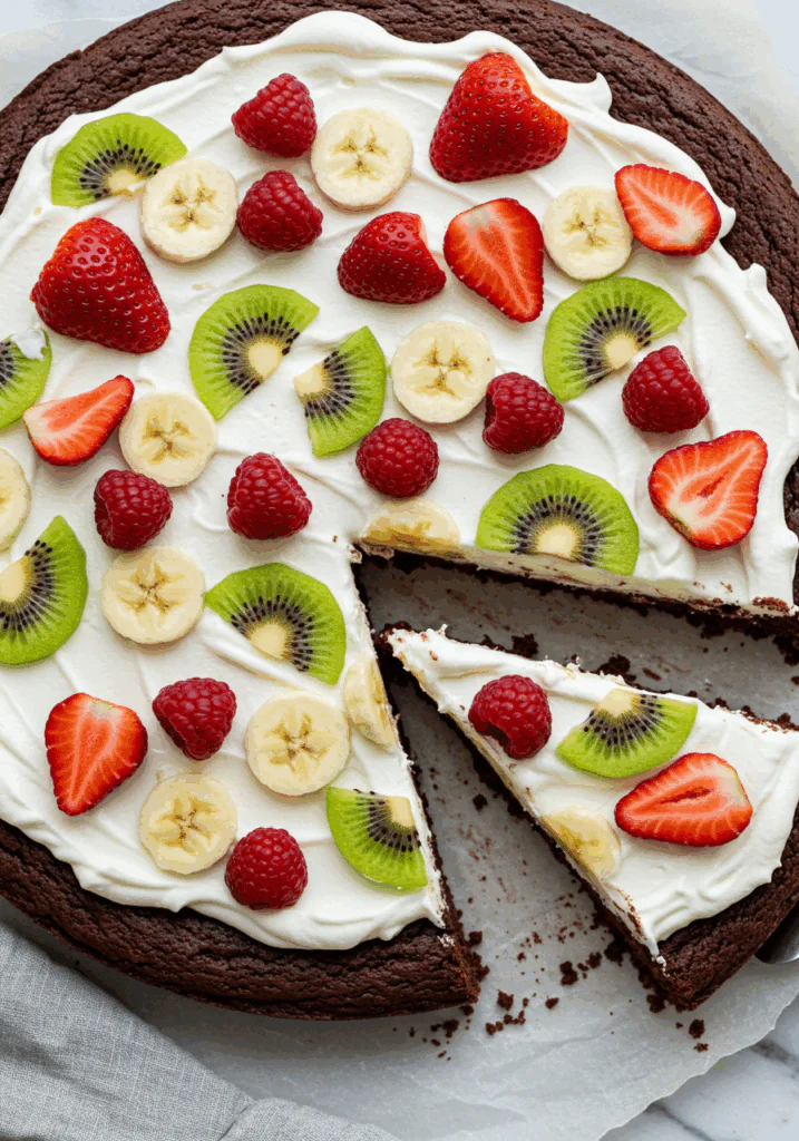 Brownie Fruit Pizza