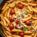 Roasted Tomato and Garlic Ricotta Pasta