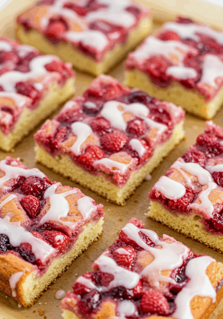 Sweet Focaccia with Raspberry Jam