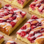 Sweet Focaccia with Raspberry Jam