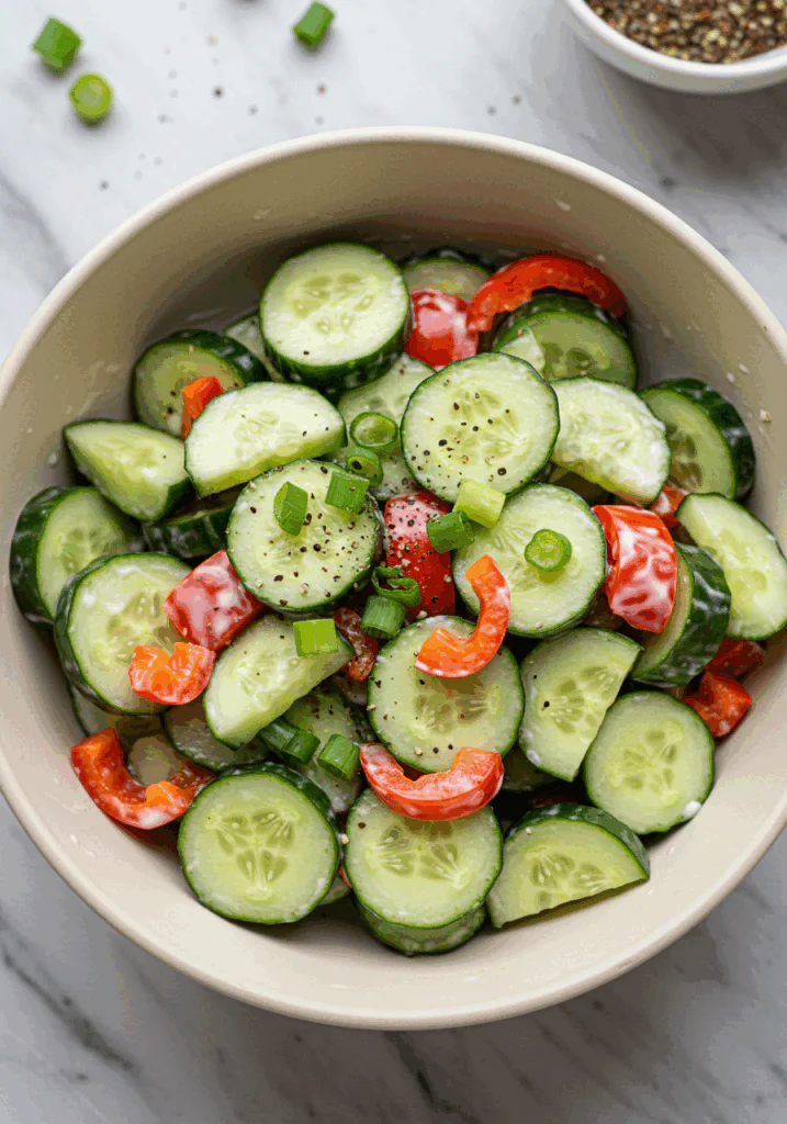 Cucumber Sweet Pepper Salad
