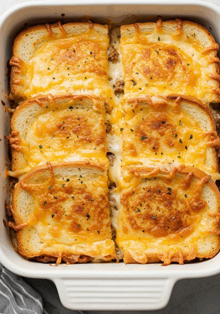 Grilled Cheese Breakfast Casserole