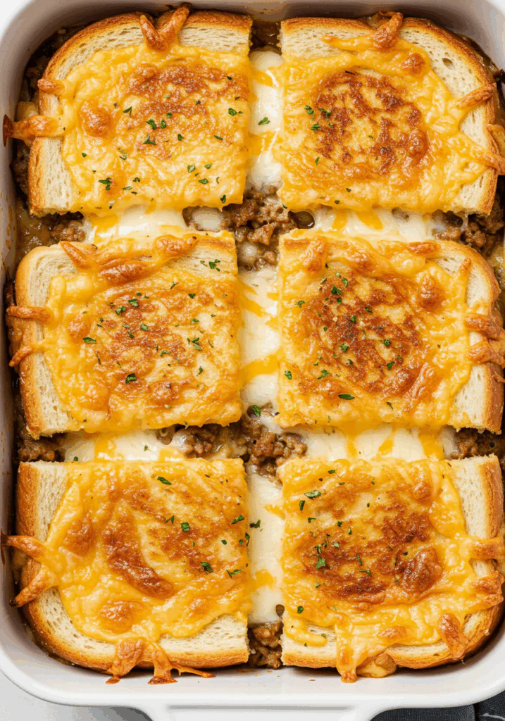 Grilled Cheese Breakfast Casserole