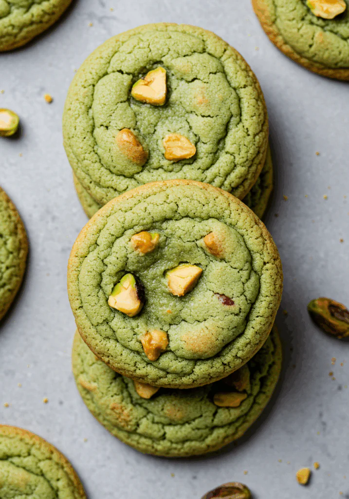 Pistachio Pudding Cookies