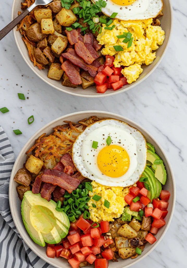 Easy High Protein Breakfast Bowls